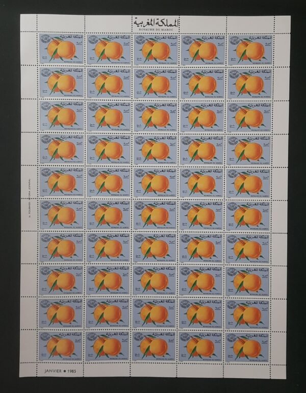 Planches de 50 timbres Taxe n° Yvert & Tellier  T-68