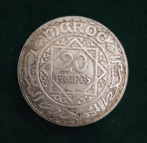 20 Francs – Maroc- 1347 (1928)