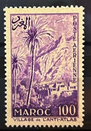 Maroc – N°100 – MNH** – Année 1955 – Cote 3 €.