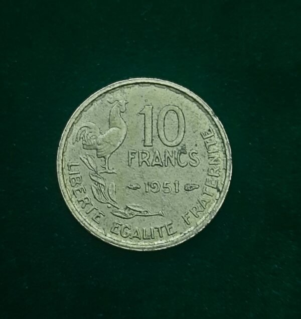 10 Francs Guiraud - France - 1951