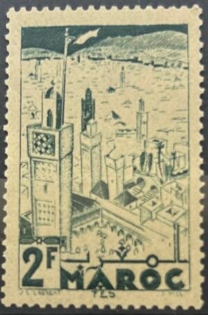 Maroc – N°188 – Neuf Sans Charnière – Année 1939-42 – Cote 0.50 €.