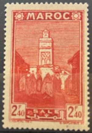 Maroc – N°190 – Neuf Sans Charnière – Année 1939-42 – Cote 0.75 €.