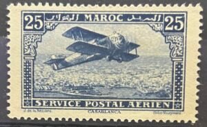 Maroc – N°02 – MH* – Année 1922-27 – Cote 2 €.