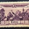 Maroc – N° 12 à 21 – Série complète – Année 1928 – Cote 110 €.