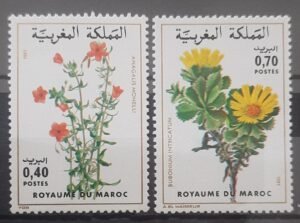 Maroc – Série de 2 Timbres N°880 et 881 Neuf Sans Charnière – Année 1981 – Cote 2 €