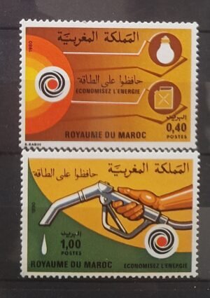 Maroc – Série de 2 Timbres N°875 et 877 Neuf Sans Charnière – Année 1981 – Cote 1.70 €