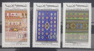 Maroc – Série de 3 Timbres N°792, 793 et 794 Neuf Sans Charnière – Année 1977 – Cote 3 €