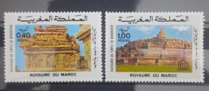 Maroc – Série de 2 Timbres N°754 et 755 Neuf Sans Charnière – Année 1976 – Cote 4.20 €