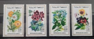 Maroc – Série de 4 Timbres N°726-729 Neuf Sans Charnière – Année 1975 – Cote 4.50 €