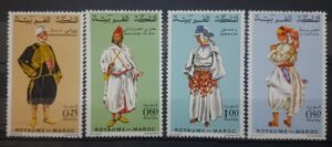 Maroc – Série de 4 Timbres N°565-568 Neuf Sans Charnière – Année 1968 – Cote 9 €