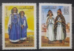 Maroc – Série de 2 Timbres N°582 et 583 Neuf Sans Charnière – Année 1969 – Cote 5.30 €