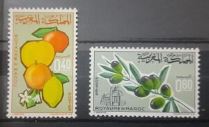 Maroc – Série de 2 Timbres N°561 et 564 Neuf Sans Charnière – Année 1966 – Cote 1.60 €