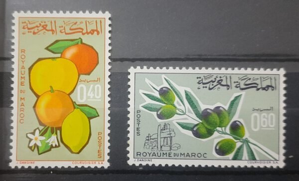 Maroc – Série de 2 Timbres N°561 et 564 Neuf Sans Charnière – Année 1966 – Cote 1.60 €