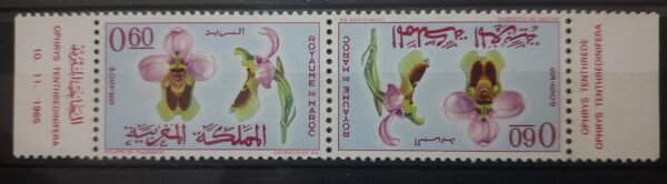 Maroc – Paire tête bêche N° 496A Neuf Sans Charnière – Année 1965 – Cote 5 €