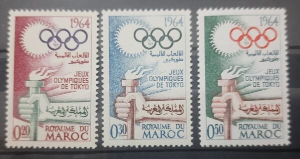 Maroc – Série de 3 Timbres N°476-478 -  Neuf Sans Charnière – Année 1964 – Cote 2.50 €