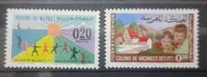 Maroc – Série de 2 Timbres N°574 et 575 Neuf Sans Charnière – Année 1964 – Cote 1.80 €