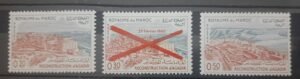 Maroc – Série de 3 Timbres N°464-466 - Neuf Sans Charnière – Année 1963 – Cote 3.50 €