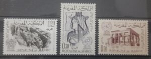 Maroc – Série de 3 Timbres N°461-463 - Neuf Sans Charnière – Année 1963 – Cote 2.10 €
