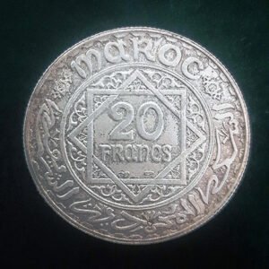 20 Francs – Maroc- 1347 (1928)