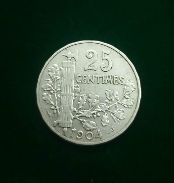 25 Centimes Patey 2e type  - France - 1904