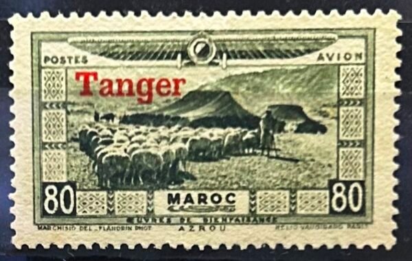 Maroc – N° 21 à 31 – Série complète – Année 1928 – Cote 110 €.