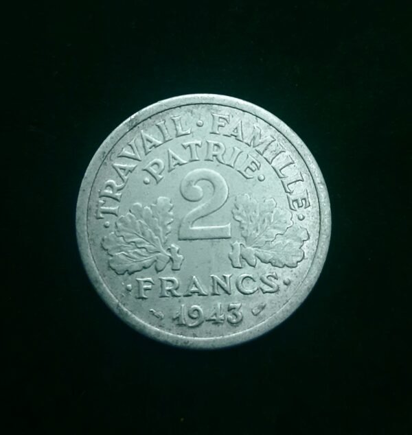 2 Francs Francisque - France - 1943