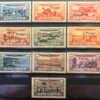 Maroc – N° 21 à 31 – Série complète – Année 1928 – Cote 110 €.