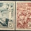 Maroc – N°325-326 – Série complète - MNH** – Année 1953 – Cote 6 €.