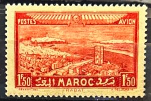 Maroc – N°36 – MH* – Année 1933 – Cote 1,50 €.