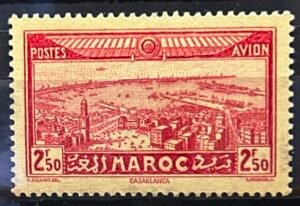Maroc – N°37 – MH* – Année 1933 – Cote 12 €.