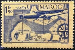 Maroc – N°45 – MNH** – Année 1939-40 – Cote 0,75 €.