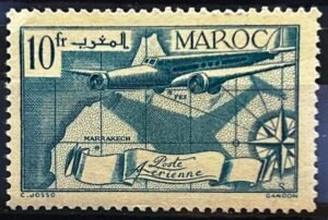 Maroc – N°49 – MNH** – Année 1939-40 – Cote 2,25 €.