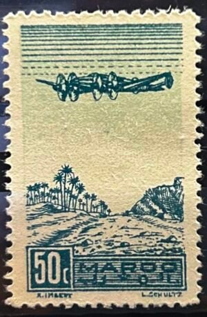 Maroc – N°50 – MNH** – Année 1944 – Cote 0,75 €.