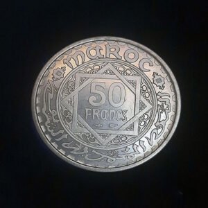 50 Francs Maroc – Mohamed V – Date 1371 (1952)