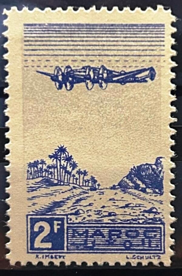 Maroc – N° 50 à 55 – Série complète MNH** – Année 1944 – Cote 13 €.