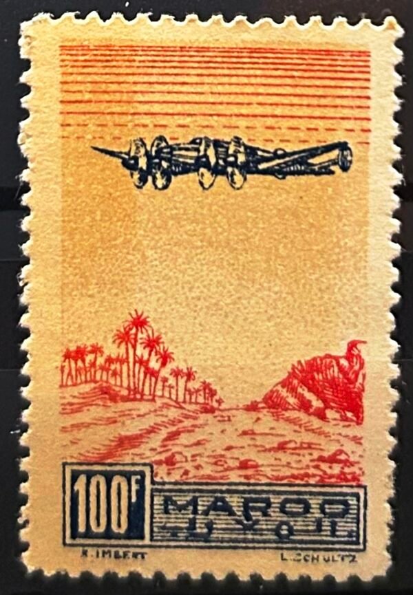 Maroc – N° 50 à 55 – Série complète MNH** – Année 1944 – Cote 13 €.