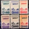 Maroc – N° 50 à 55 – Série complète MNH** – Année 1944 – Cote 13 €.