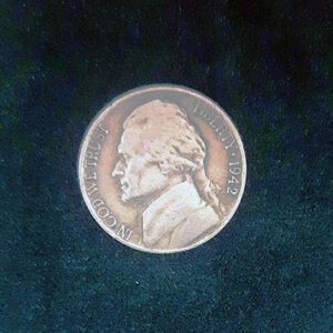 5 Cents « Jefferson Nickel » – Etas-Unis – 1942