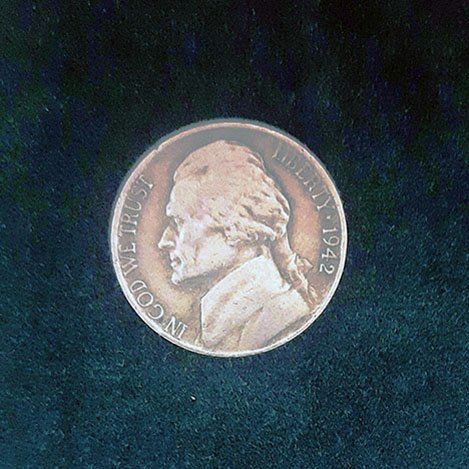 5 Cents « Jefferson Nickel » – Etas-Unis – 1942