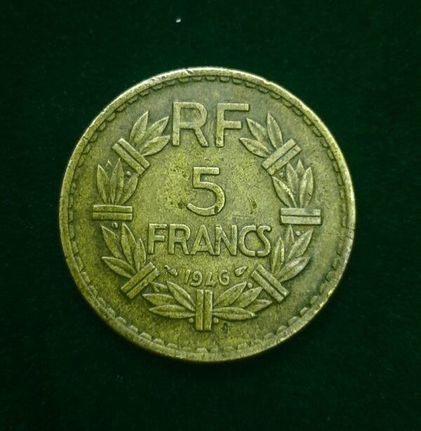 5 Francs Lavrillier - France - 1946