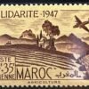 Maroc – N° 65 - 66 – Série complète MNH** – Année 1948 – Cote 5 €.