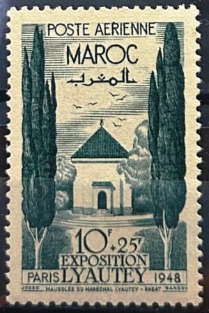 Maroc – N°67 – MNH** – Année 1948 – Cote 2 €.
