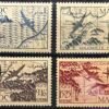 Maroc – N° 75 à 78 – Série complète MNH** – Année 1950 – Cote 12 €.