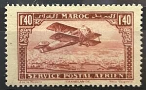 Maroc – N°08 – MH* – Année 1922-27 – Cote 4,50 €.