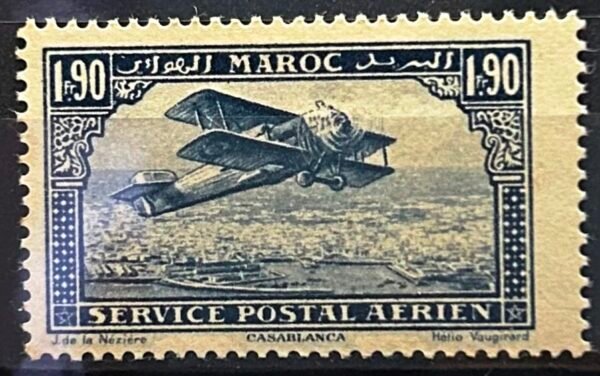 Maroc – N° 01 à 11 – Série complète + Variété 10a MH* – Année 1922-27 – Cote 194,50 €.