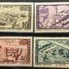 Maroc – N° 94 à 97 – Série complète MNH** – Année 1954 – Cote 15 €.