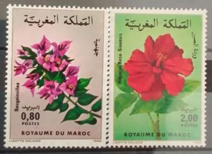 Maroc – Série de 2 timbres N° 988 et 989 – Neuf Sans Charnière – Année 1985 – Cote 5 €