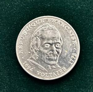 5 Francs Voltaire - France - 1994