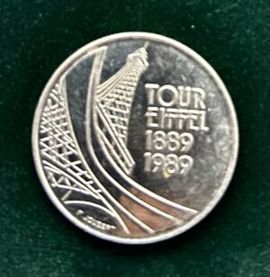 5 Francs Tour Eiffel - France - 1989