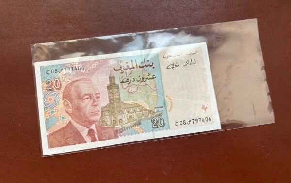 IMG_E2083 100 Pochettes transparentes pour billets de banque avec boite